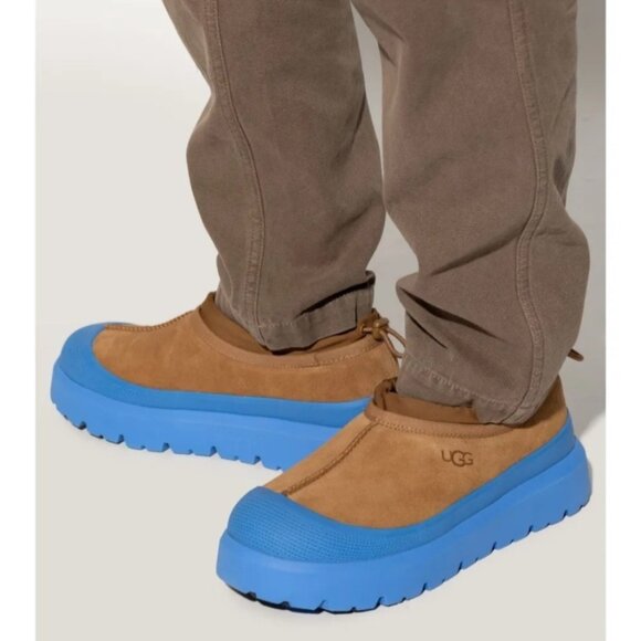 UGG Tasman Waterproof Hybrid Men Slip-ons Shoes Chestnut Blue Size 11 - Picture 2 of 10